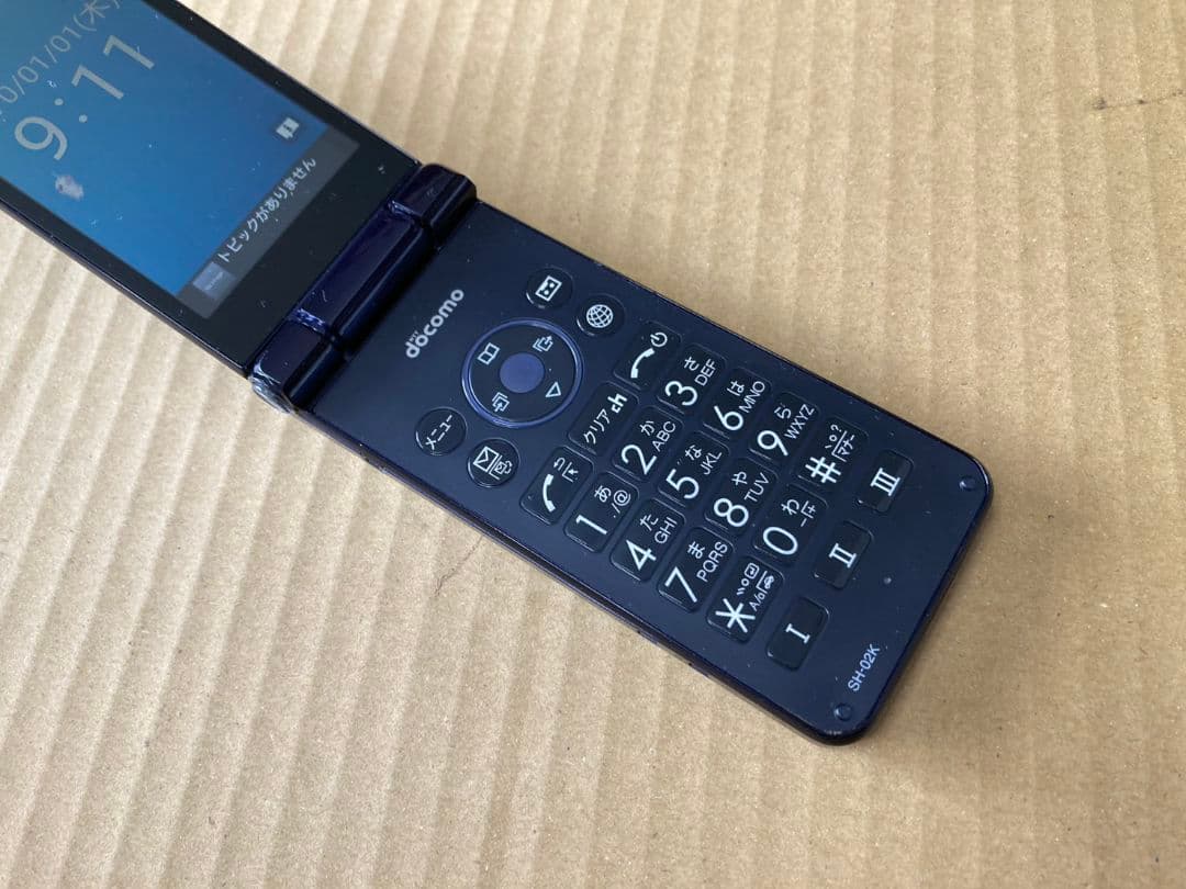 美品 K425 ドコモ AQUOSケータイ SH-02K ガラホ simフリー