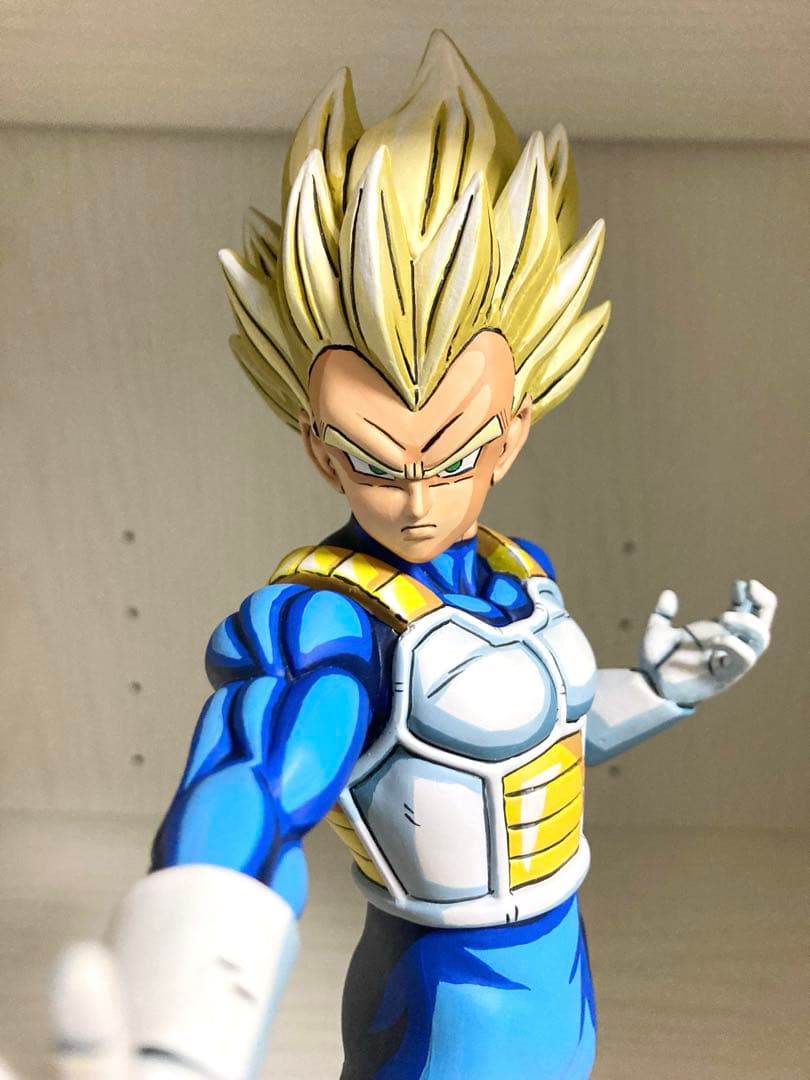 ドラゴンボール フィギュア リペイント 超サイヤ人 ベジータ 二次元彩色