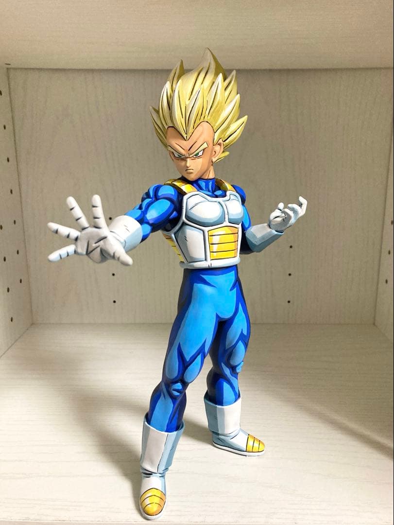 ドラゴンボール フィギュア リペイント 超サイヤ人 ベジータ 二次元彩色