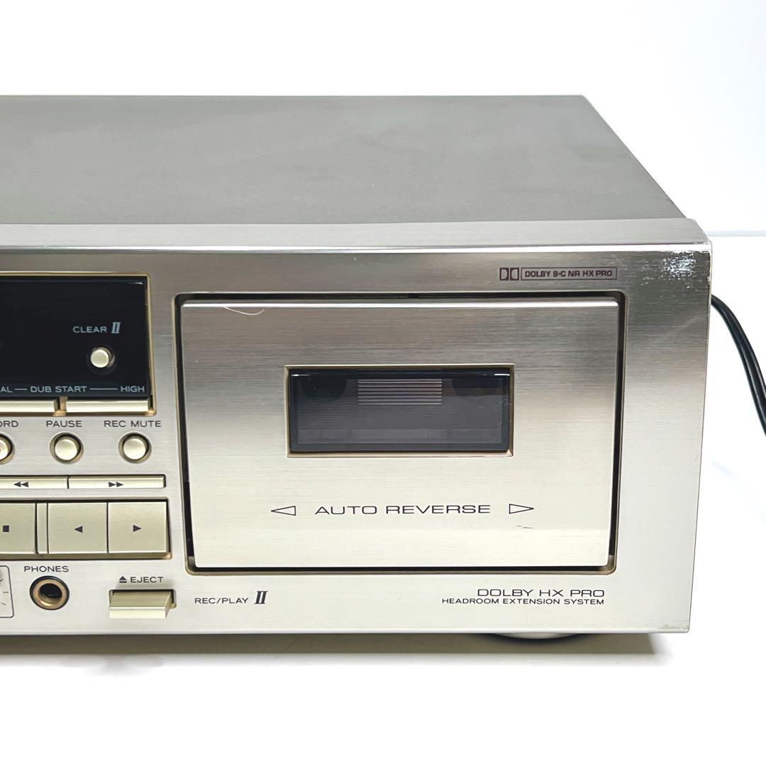 【良品・動作品】TEAC W-860R ダブルカセットデッキ　再生、録音OK