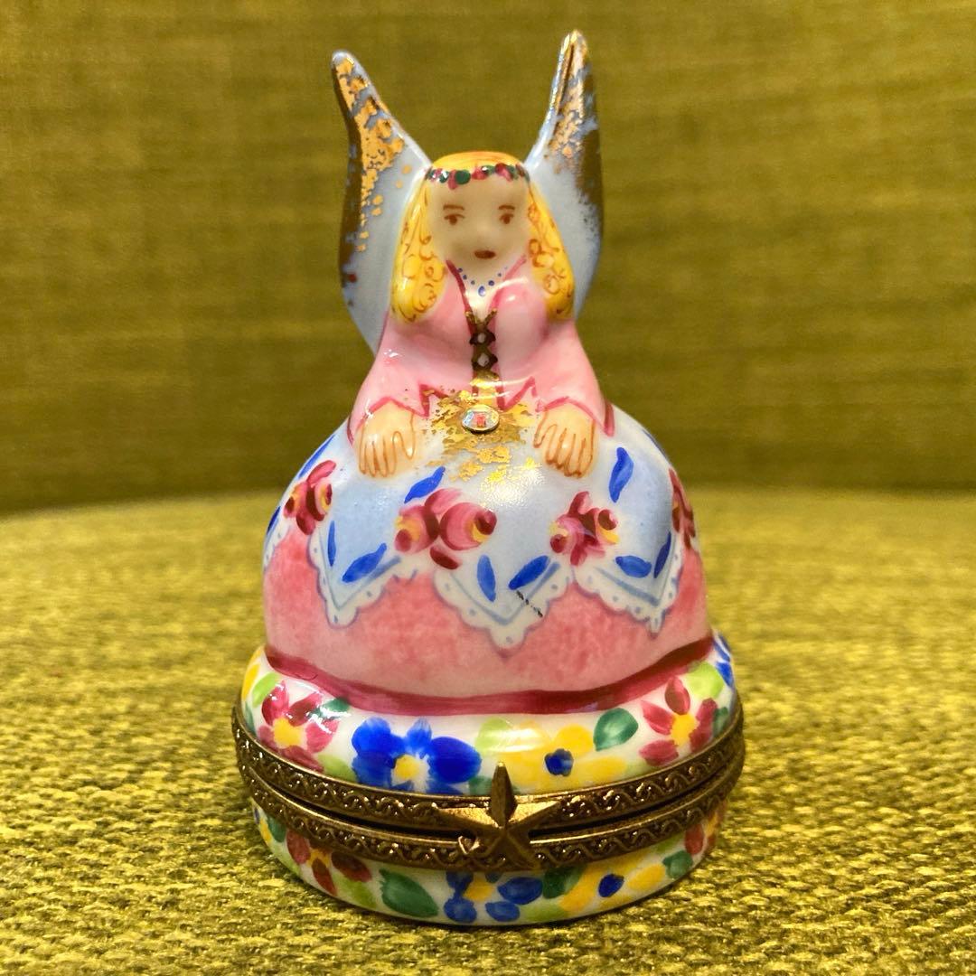 土日セール♡希少美品☆個数限定生産☆天使Limoges boxミレニアム限定品