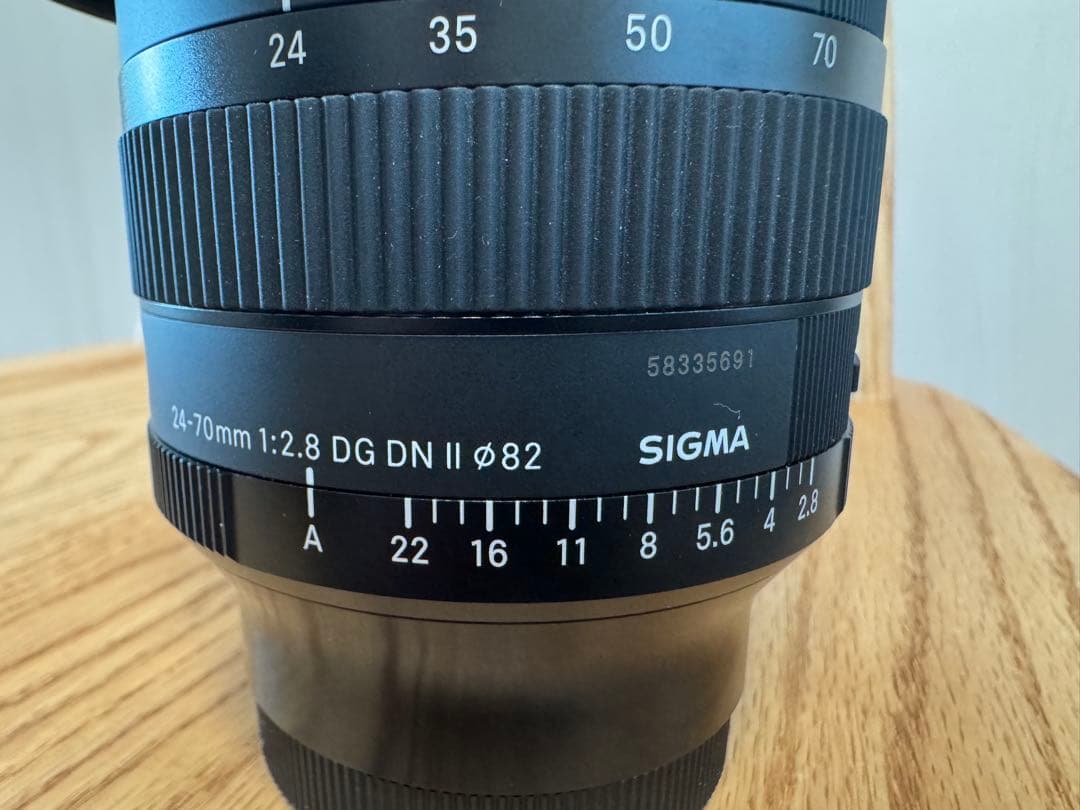 SIGMA 24-70mm F2.8 DG DN II レンズ ソニーEマウント