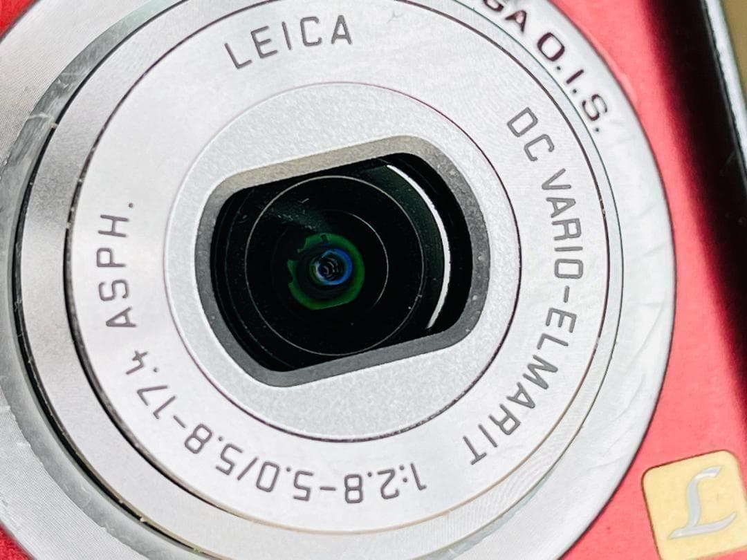 【美品】Panasonic LUMIX DMC-FX9 レッド デジタルカメラ