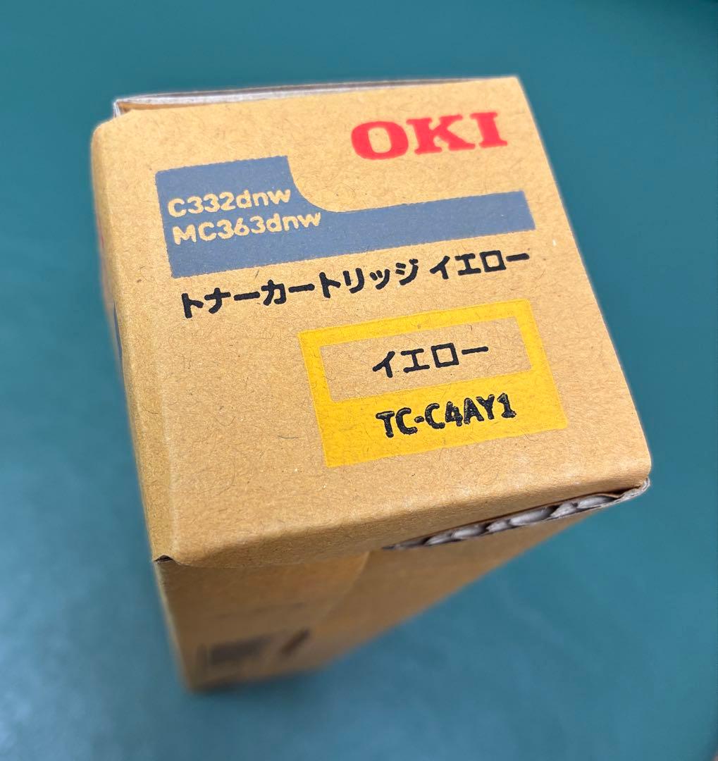 【未使用】OKI 純正トナー イエロー おまけ付き TC-C4AY1