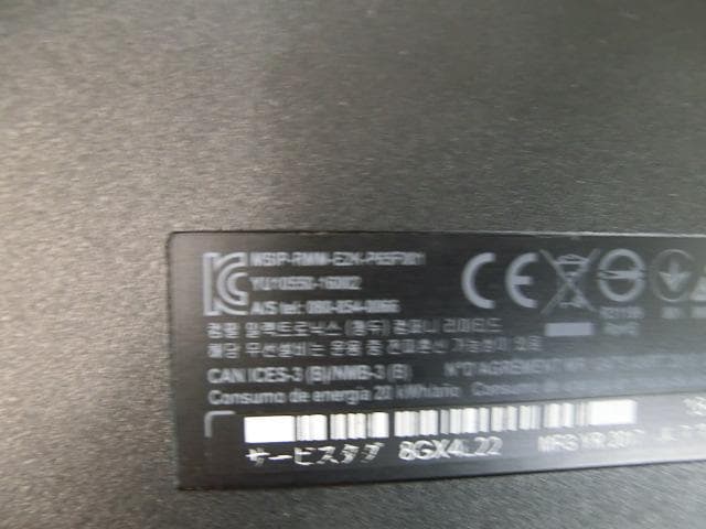 61：DELL　P65F　ノートPC　ジャンク