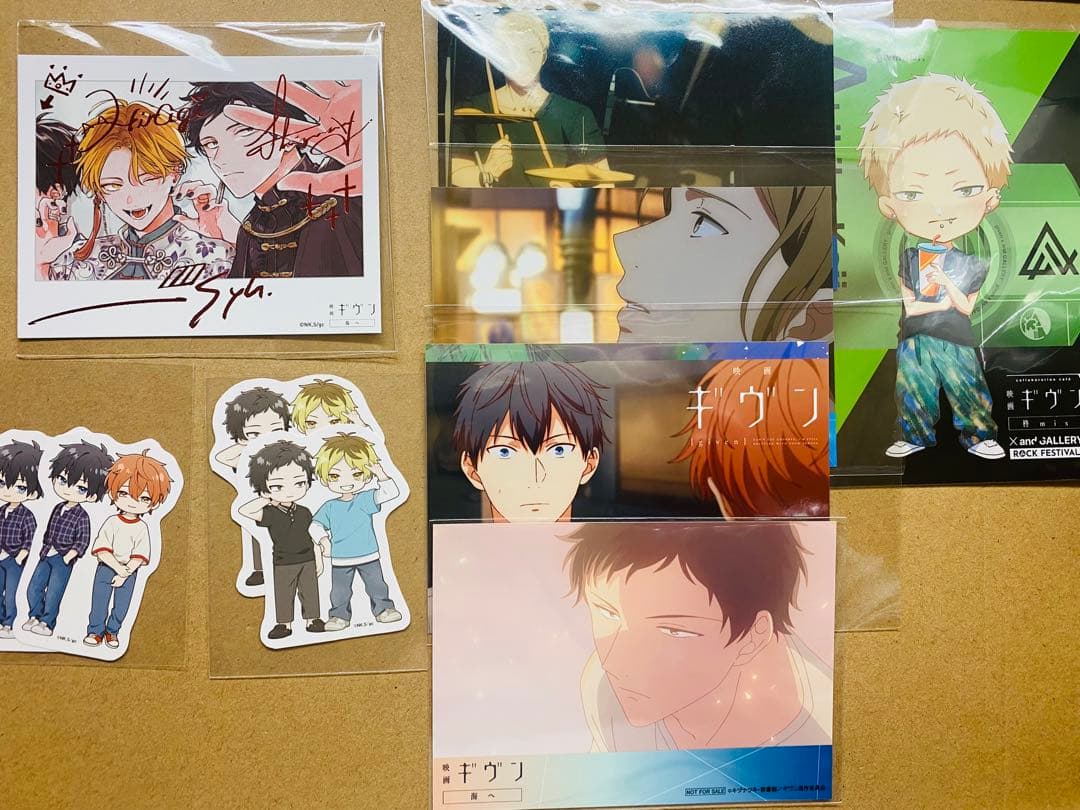 ギヴン 香港 限定映画特典 他グッズまとめ売り