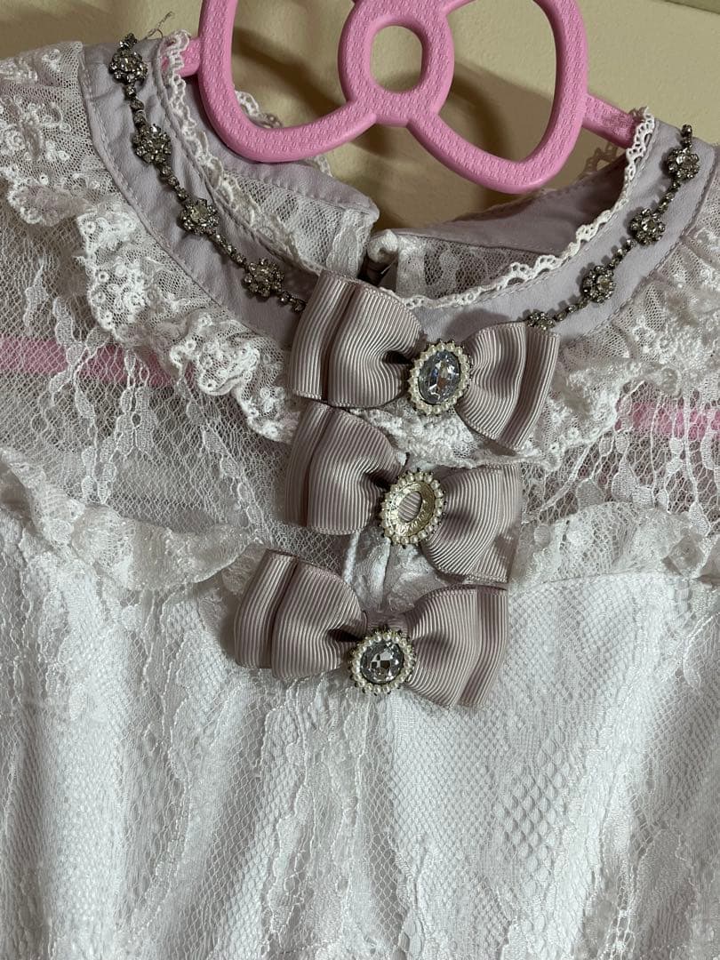 リズリサ LIZLISAスピンドルレースアームウォーマートップス