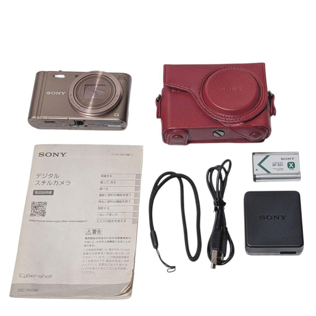 【極美品】SONY ソニー Cyber-shot DSC-WX300 ブラウン