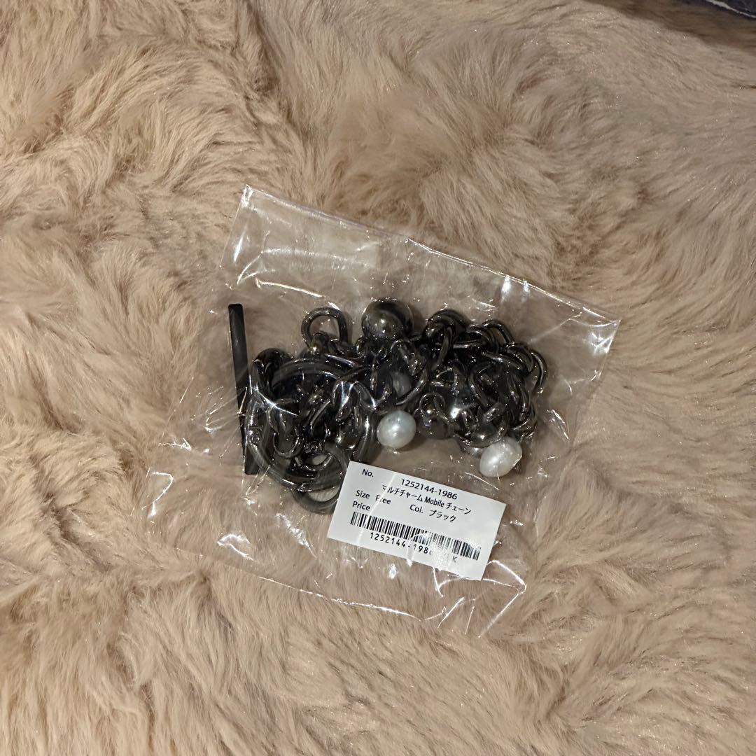 【glamlips】 Multi way chain ブラック※限定カラー