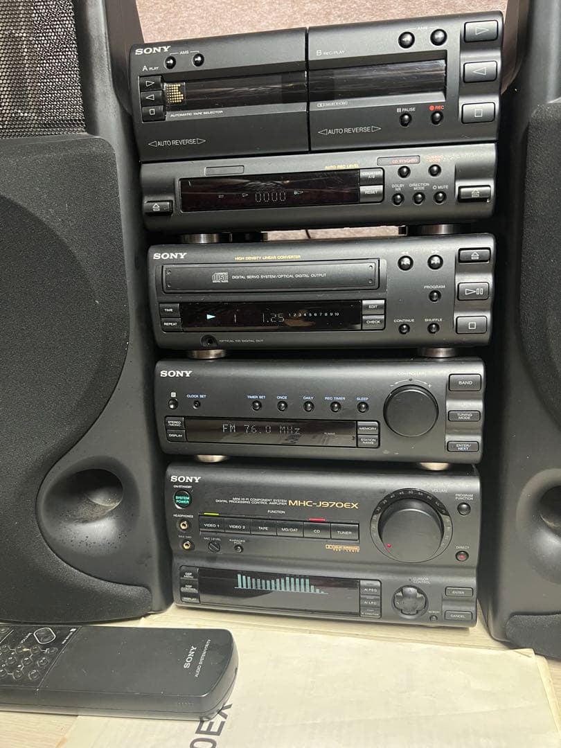 SONY システムコンポ MHC-J970EX 中古動作品メンテナンス済み
