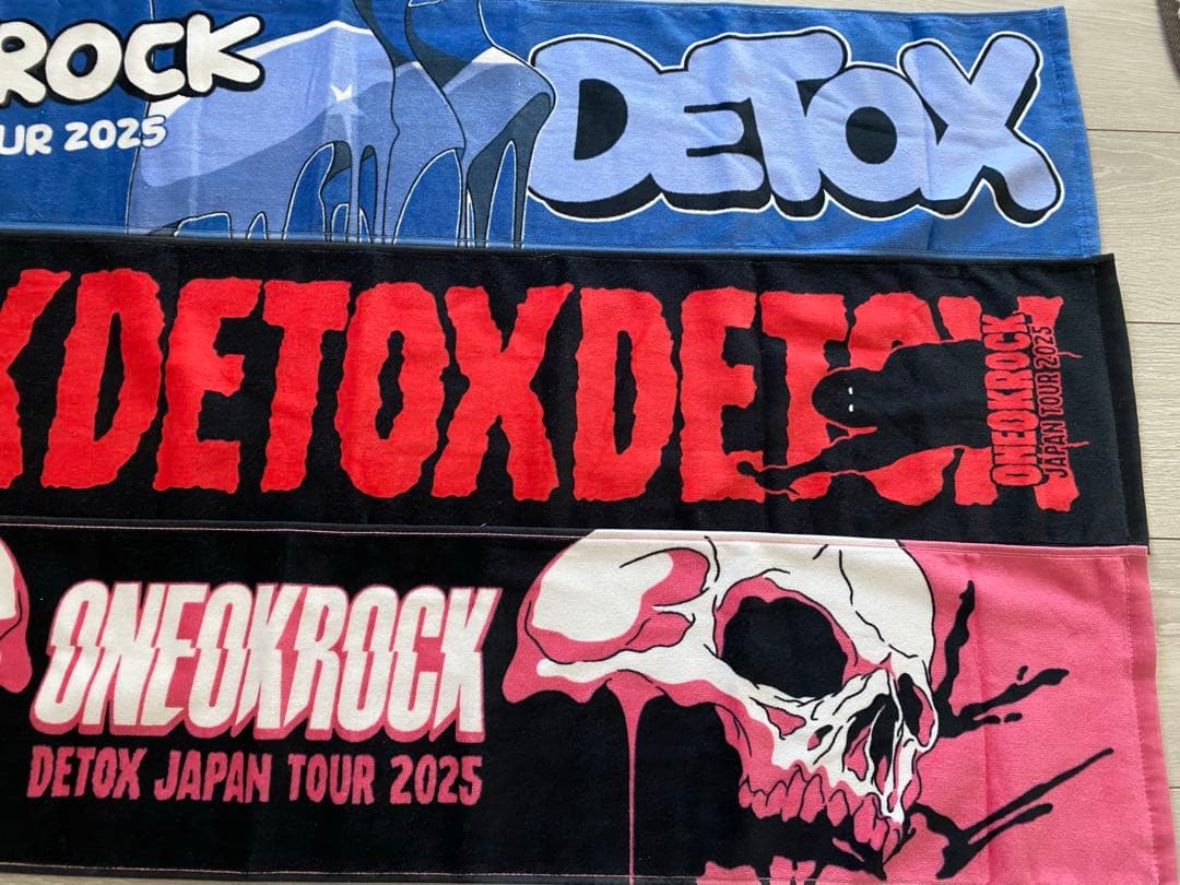 ONE OK ROCK DETOX マフラータオル　3枚セット　未使用品
