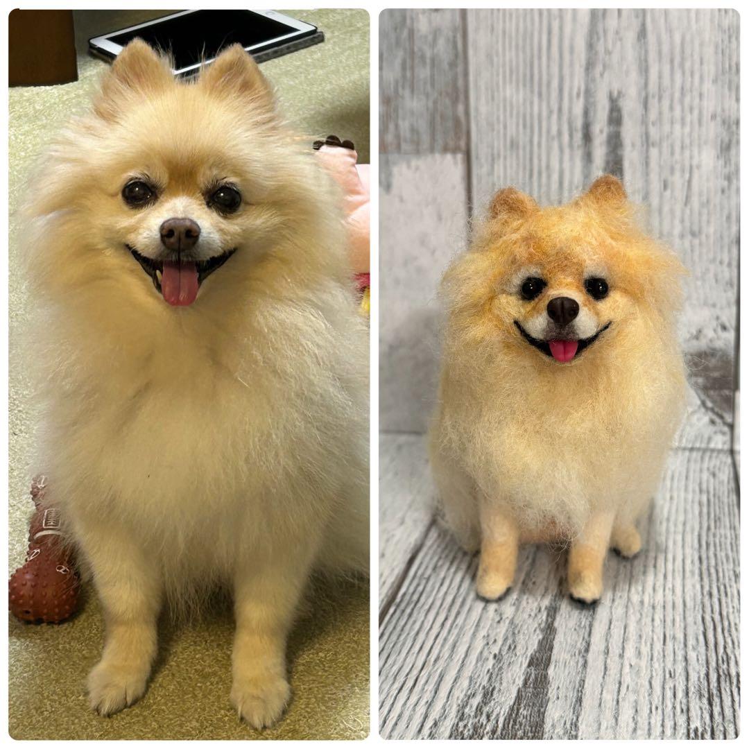 うちの子オーダー　手のひらペット　羊毛フェルト　うちの子　ぬいぐるみ　ペット