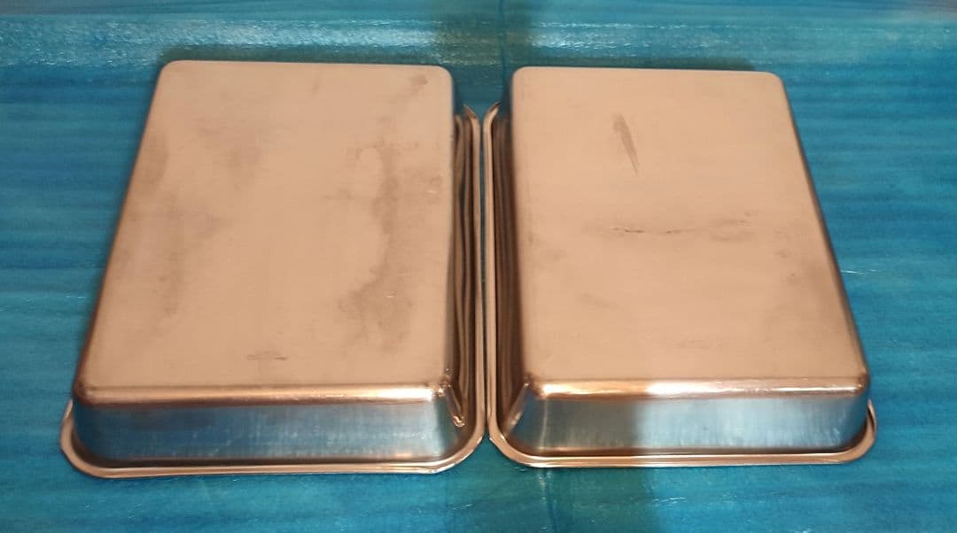 業務用　蓋付きステンレスバット8枚取　2個　10枚取　2個の4個セット