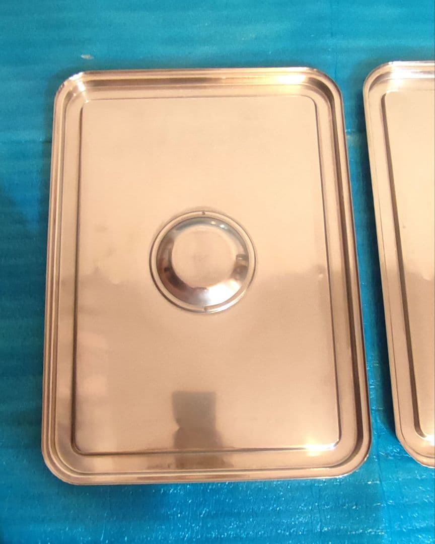 業務用　蓋付きステンレスバット8枚取　2個　10枚取　2個の4個セット