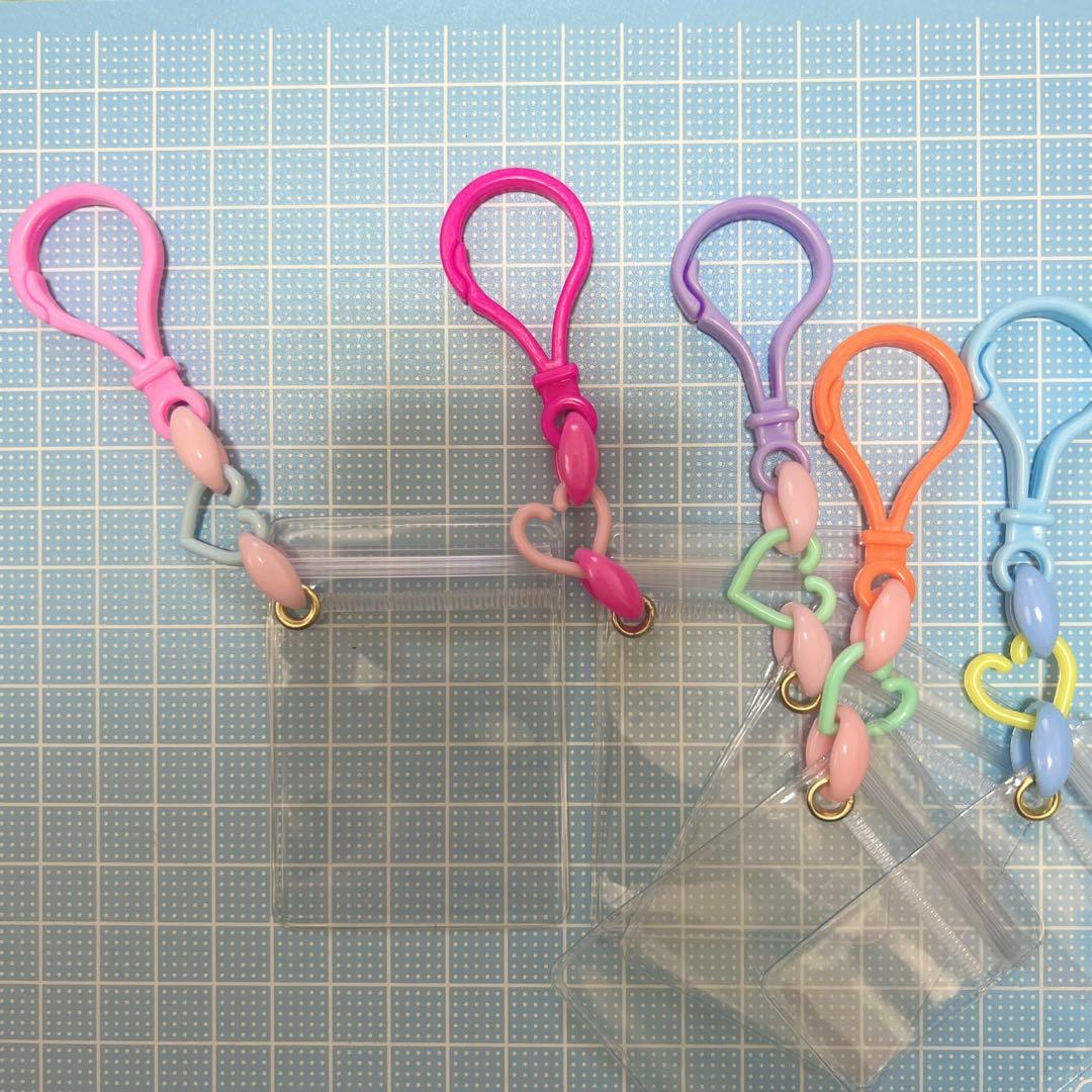 NO.203A 100個セット キャンディバッグ キーホルダー ハート