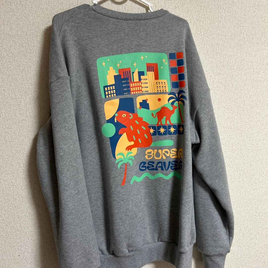 SUPER BEAVER　SB オリジナルスウェット　グレー　Lサイズ