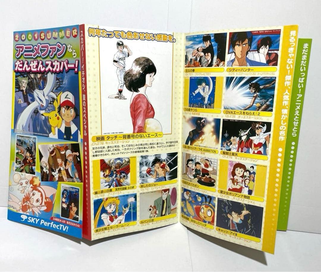 スカパー　2001 夏 SUMWER ルギア爆誕　チラシ　カーボイビバップ
