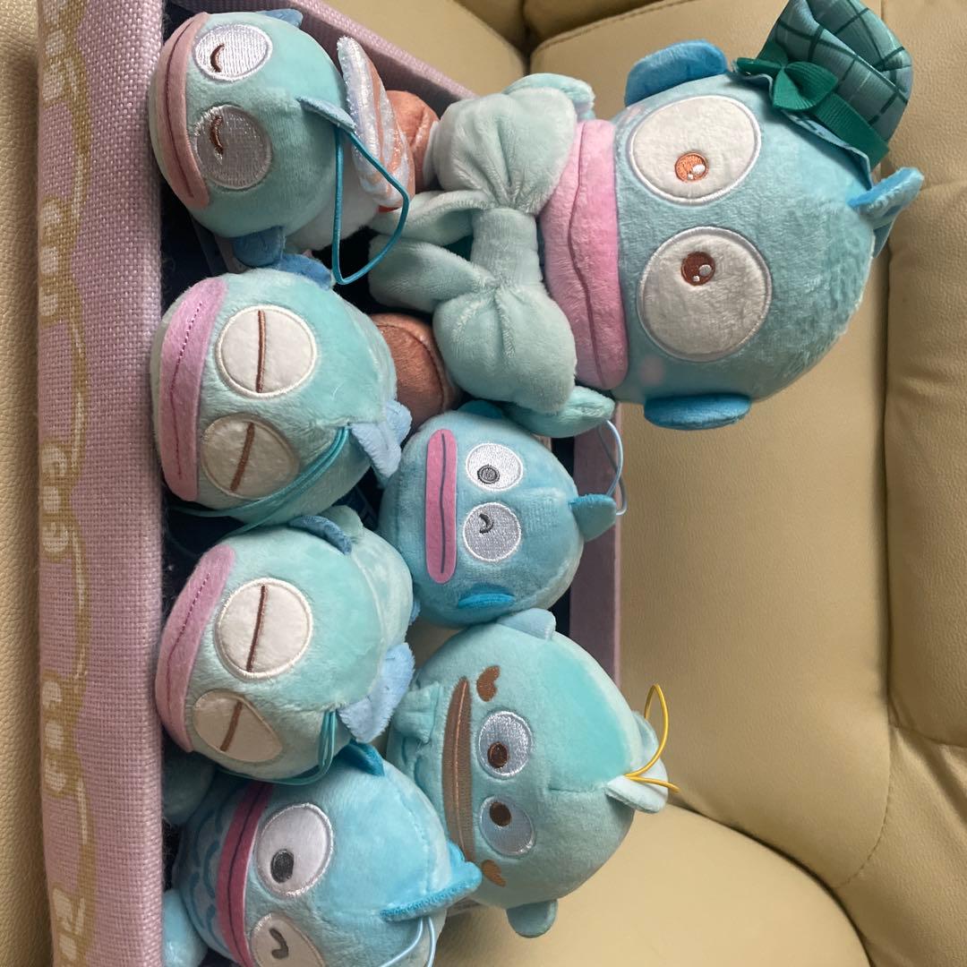 ハンギョドンぬいぐるみ1点とマスコット６点　マスコットまとめ売りです。