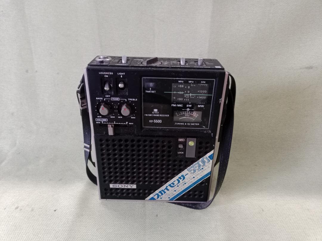 都《WPXRL》SONY　ラジオ　ICF-5500　3バンド　ラジオ　動作品