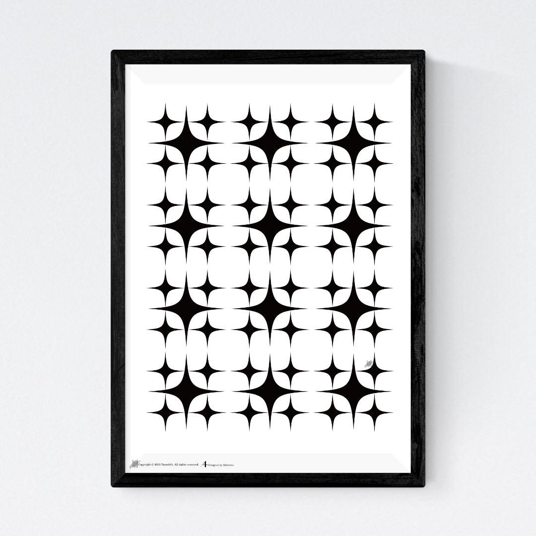 【SALE】PASTELRIB アートポスター（A4サイズ）約21ｘ30cm