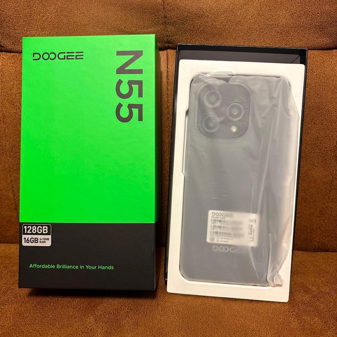 Doogee N55 SIMフリー Android14 スマホ本体　黒