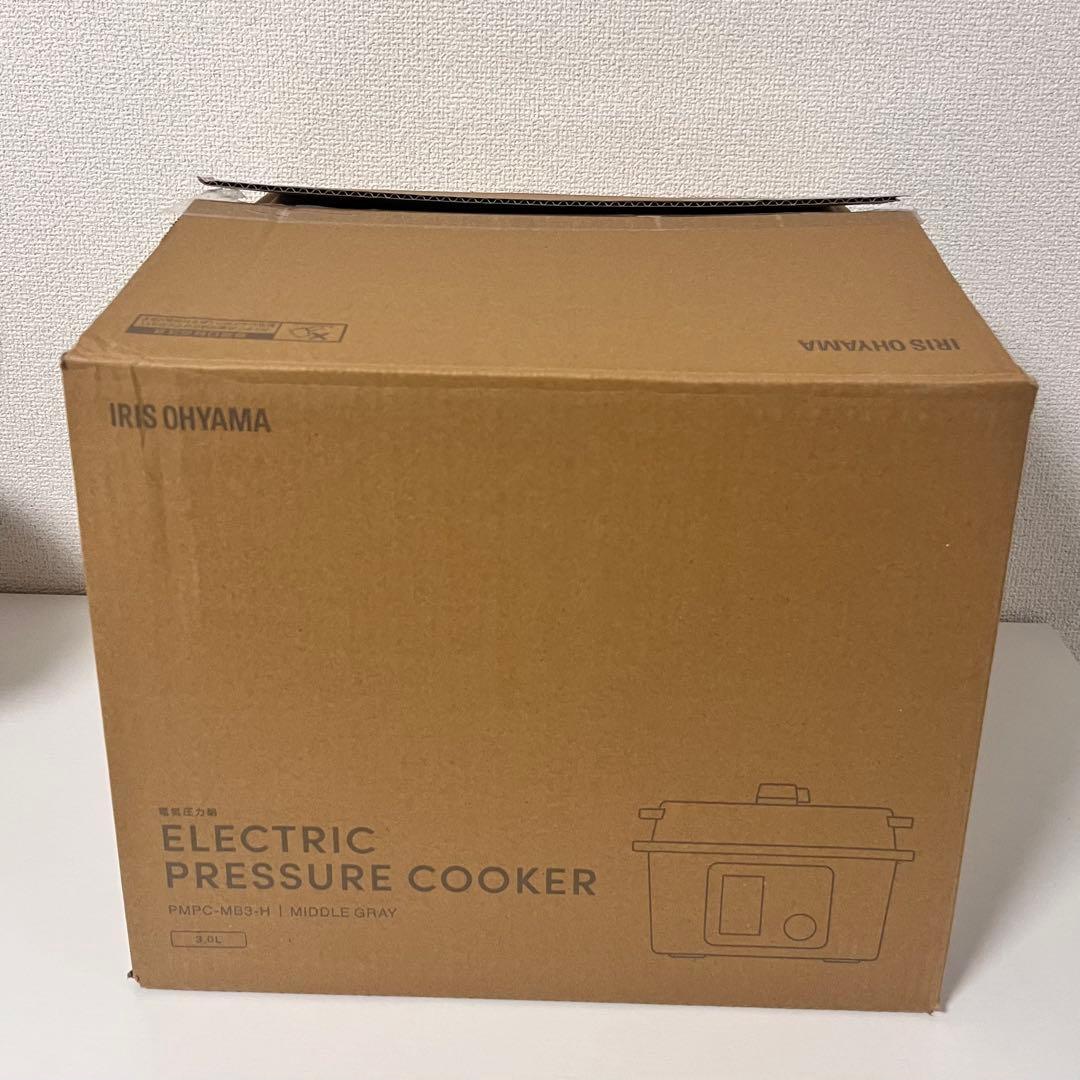 電気圧力鍋(3.0L)　PMPC-MB3-H グレー　2025年製