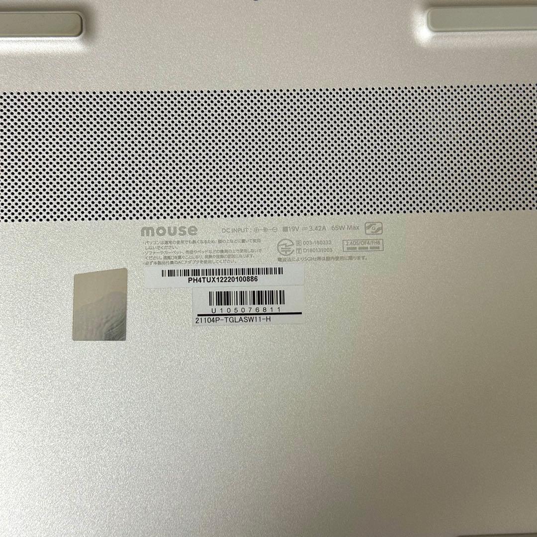 その他ノートPC本体 MOUSE DAIV 4P RAM 32GB SSD 1TB core i7