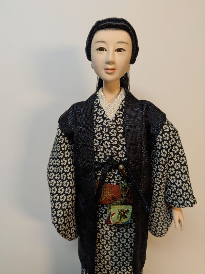 手足可動『孝志郎 』胡粉仕上のヘッド付1/6ドール　ドール本体とスタンドのみ