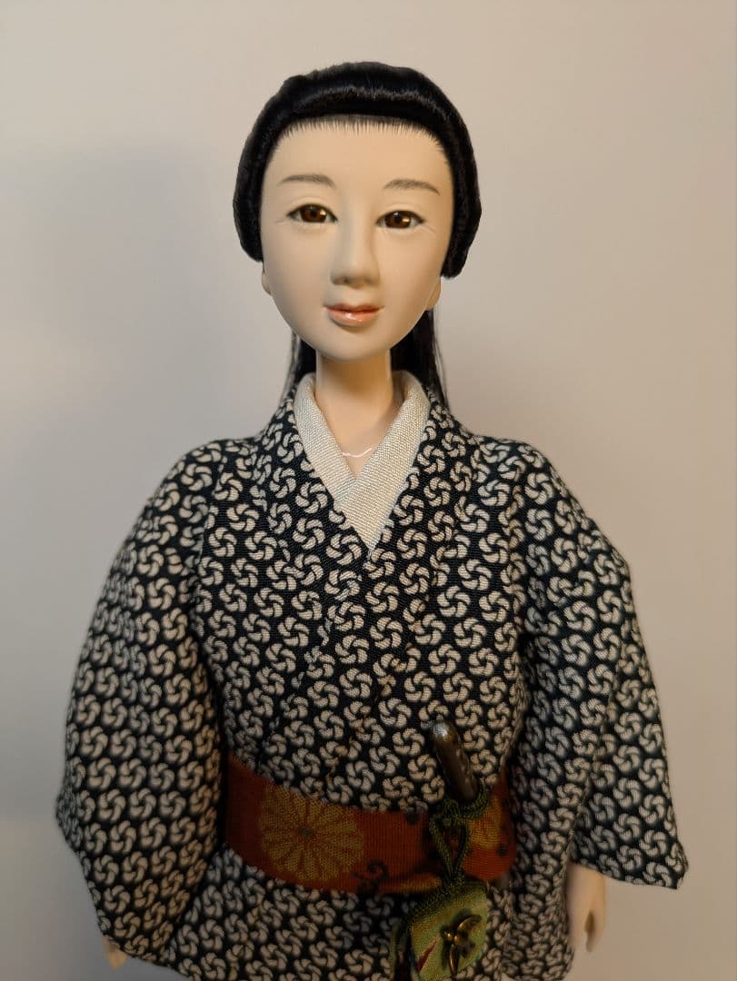 手足可動『孝志郎 』胡粉仕上のヘッド付1/6ドール　ドール本体とスタンドのみ