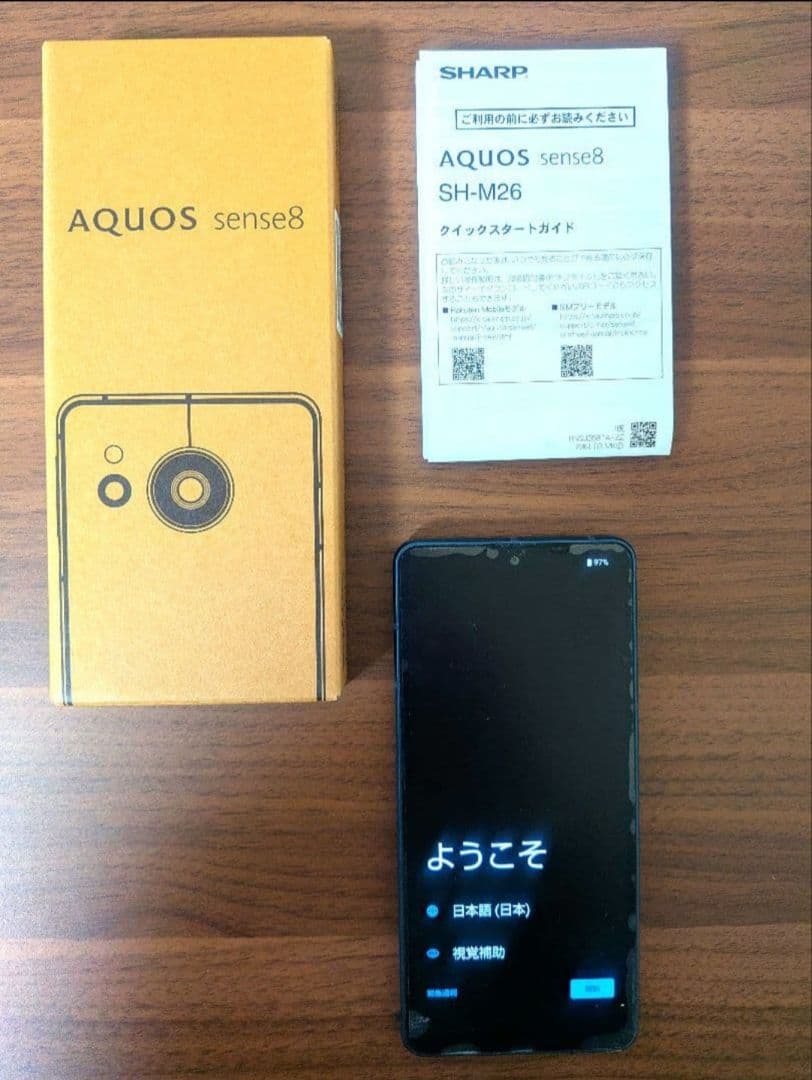 AQUOS sense8 SH-M26 SIMフリー 電源ボタン不具合あり