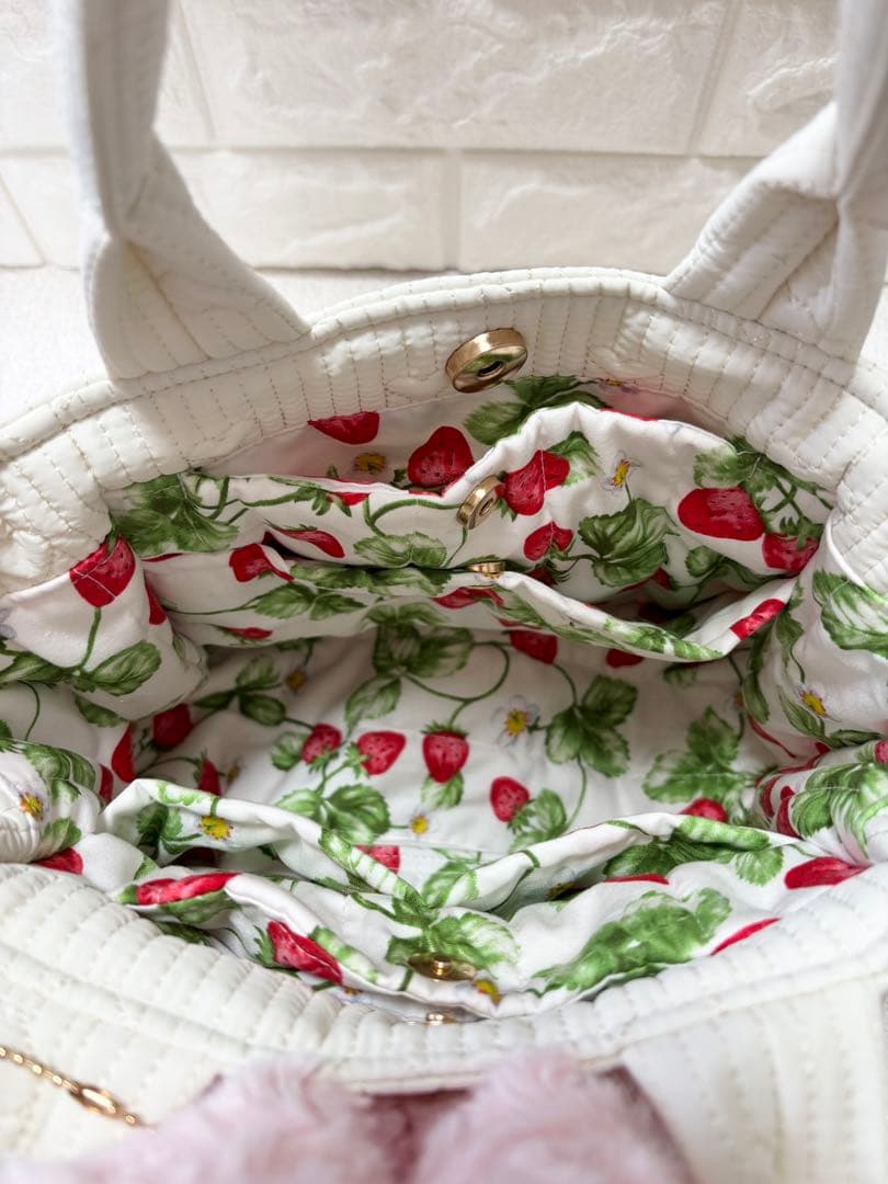 山*ば様 コヤンイサムチョン　サイドポケットトートバッグピンク　うさぎちゃん　猫