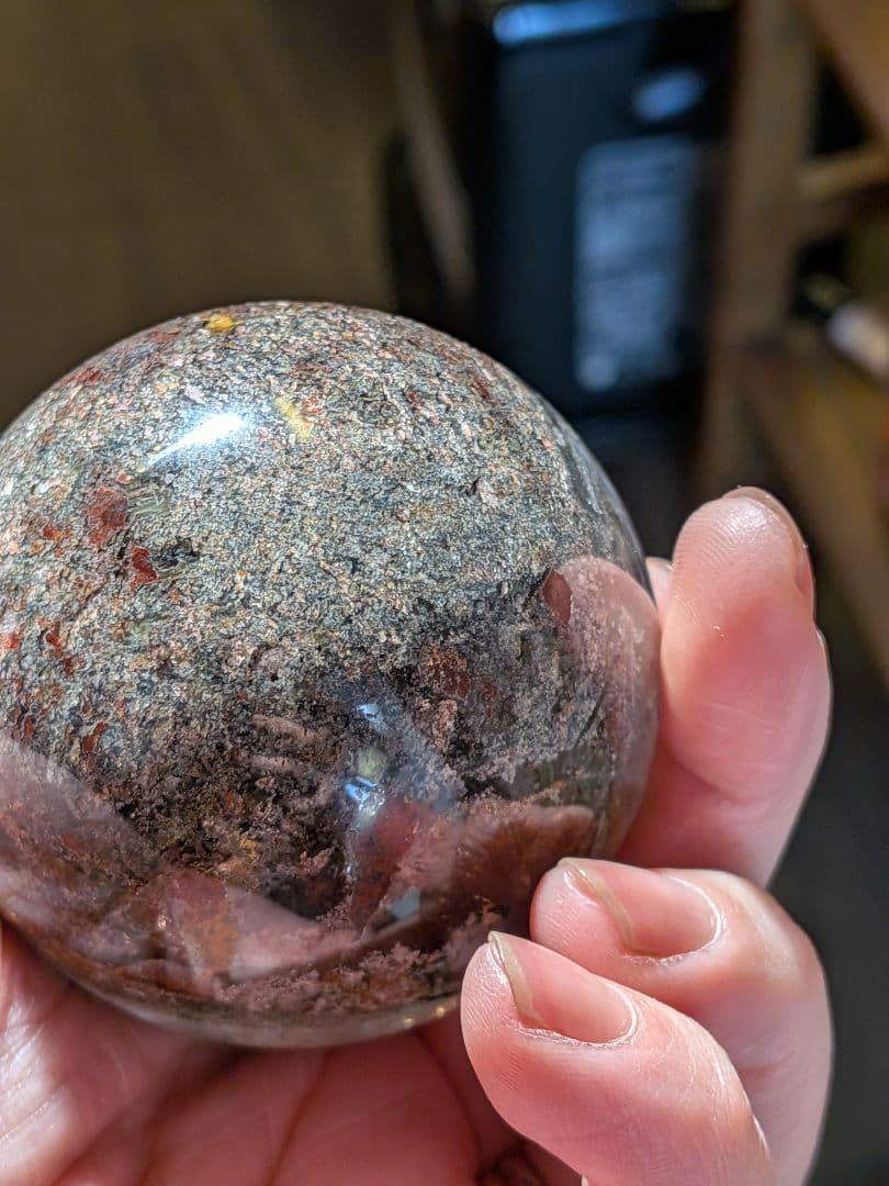 ガーデンクォーツ　まるで庭園！！　スフィア