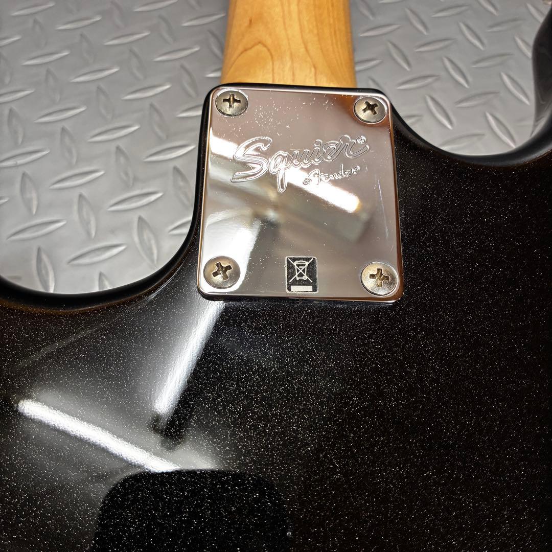 【廃盤カラー】Squier Affinity ブラックグレーメタリック ラメ塗装