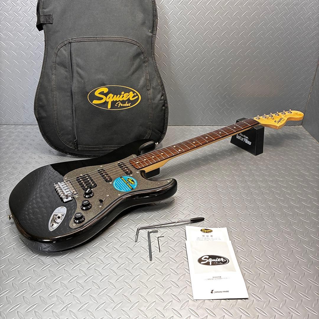 【廃盤カラー】Squier Affinity ブラックグレーメタリック ラメ塗装