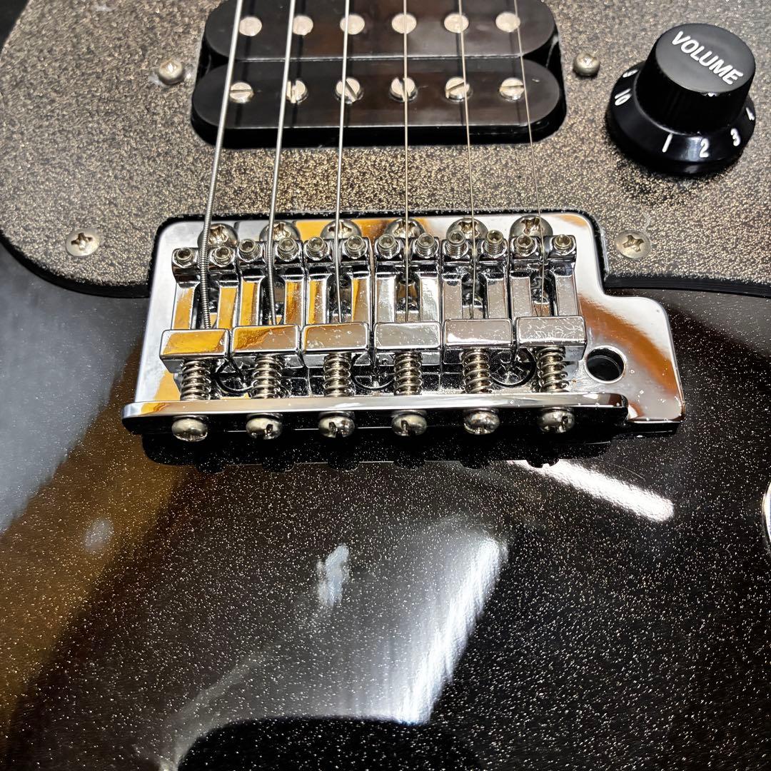 【廃盤カラー】Squier Affinity ブラックグレーメタリック ラメ塗装
