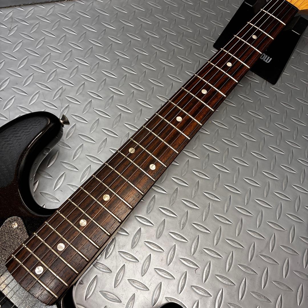 【廃盤カラー】Squier Affinity ブラックグレーメタリック ラメ塗装