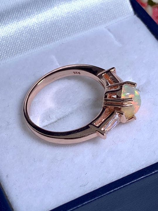 天然オパール リング