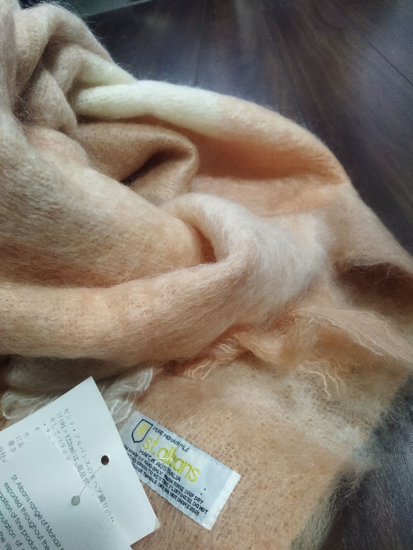 新品タグ付♪オーストラリア セントアルバンス モヘヤ ブランケット