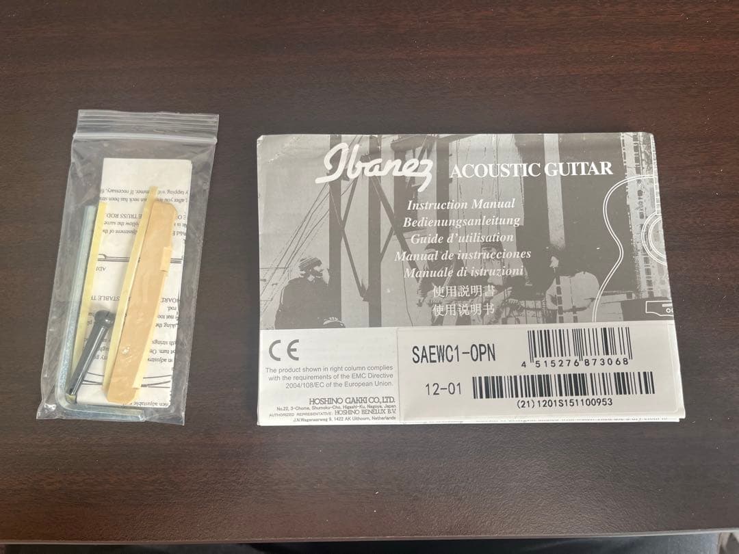 （中古）Ibanez saewc1-opn1201 アコースティックギターおまけ