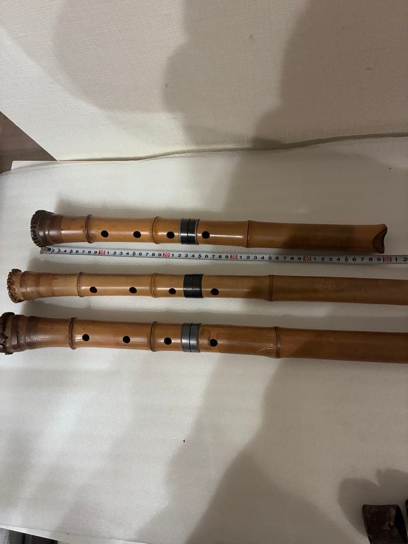q*i様 尺八 在銘 郭山 和楽器 木管楽器 ３点 まとめ売り【ジャンク】