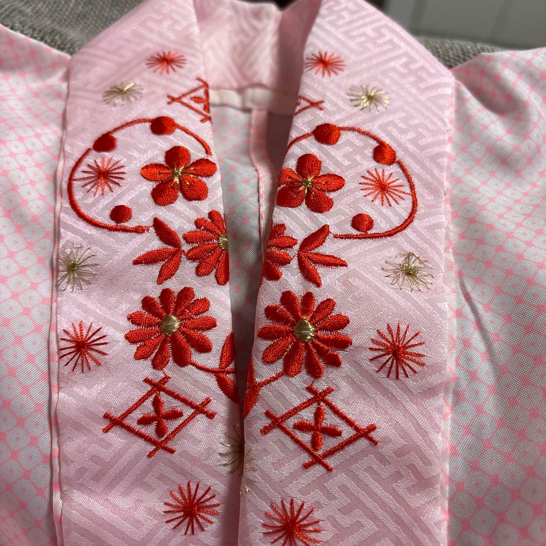 七五三　七歳正絹着物五点セット　美品