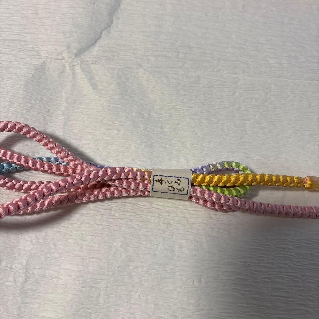 七五三　七歳正絹着物五点セット　美品