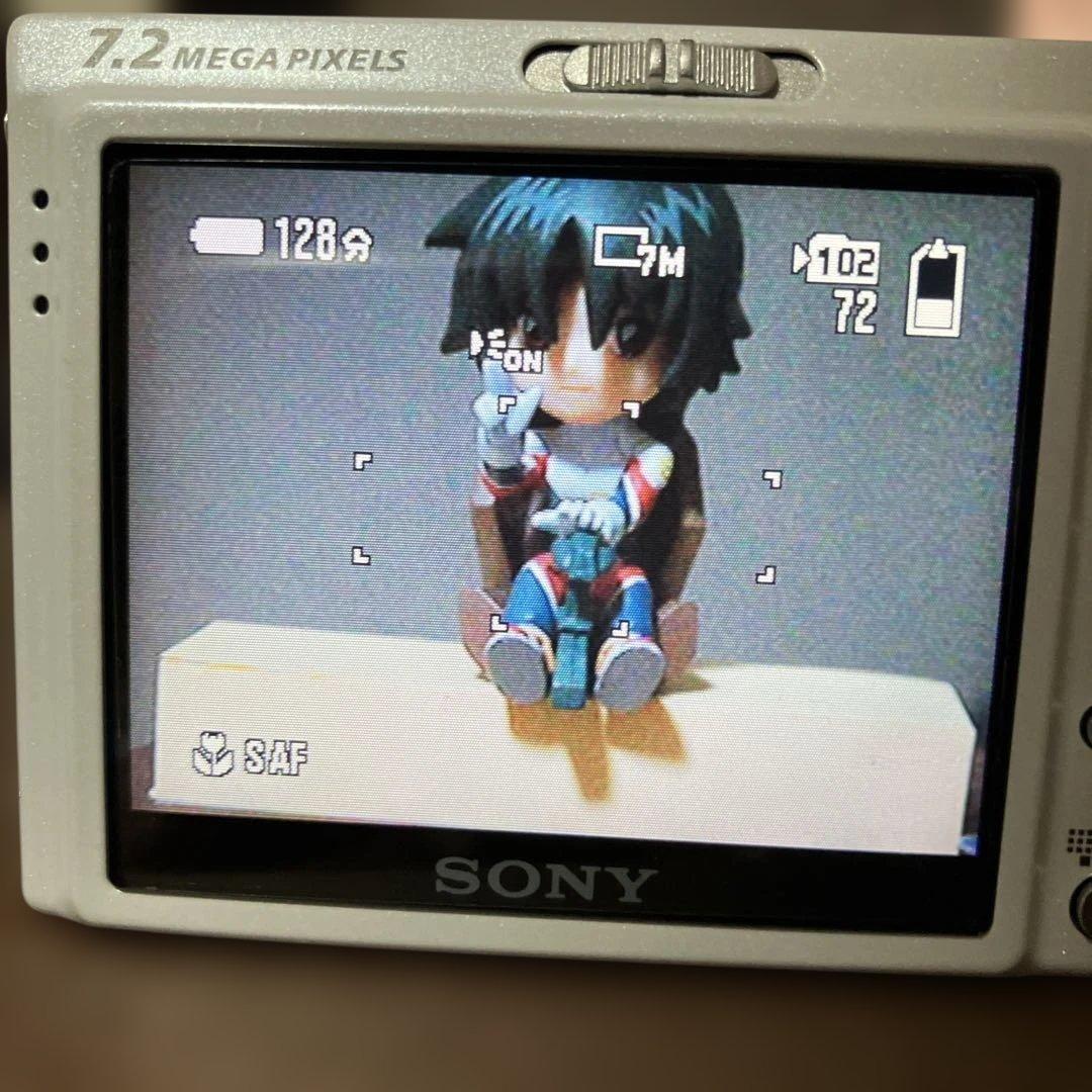 【SONY】Cyber-Shot DSC-T10、ホワイト　マイクロSD付き