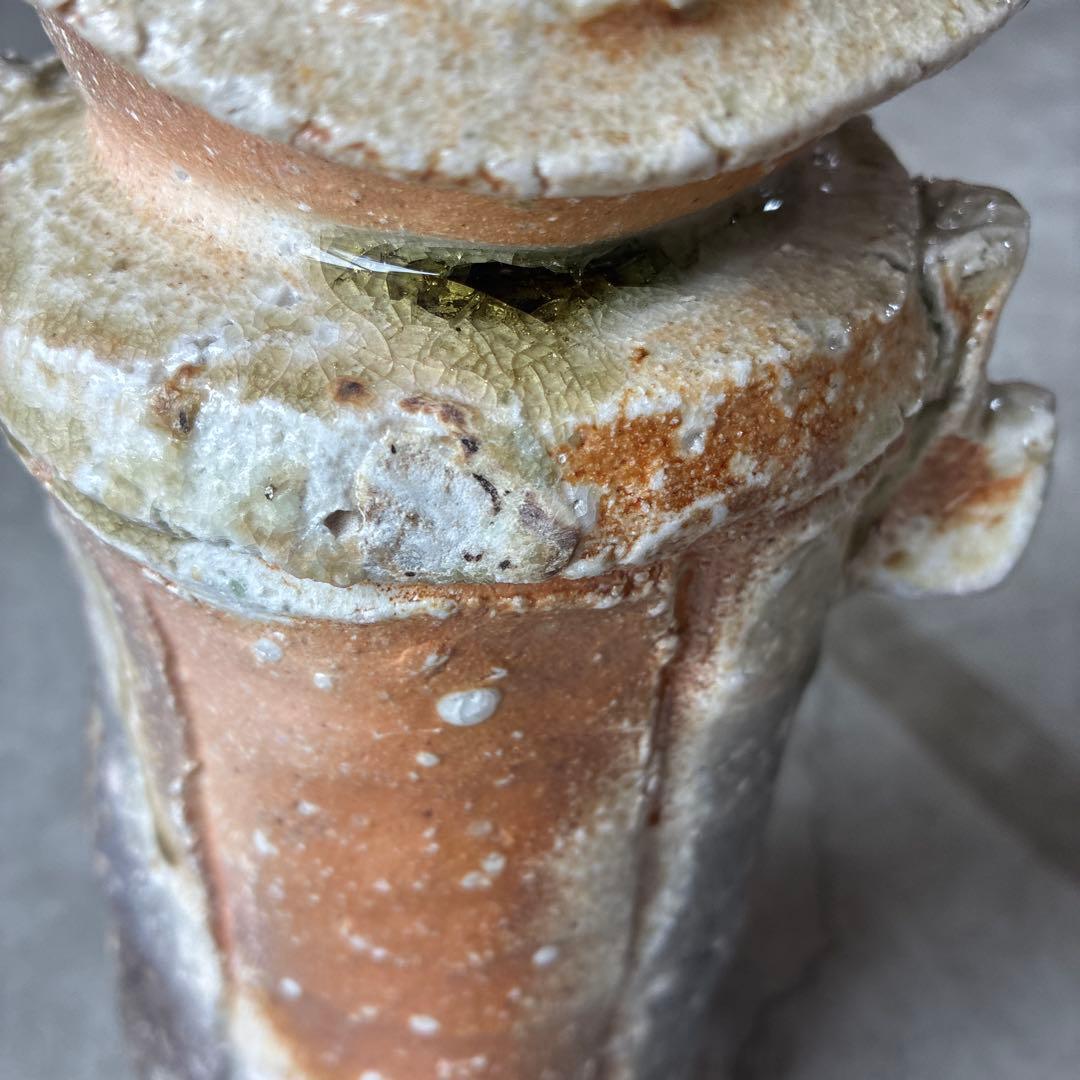 伊賀焼　井村洸生作　花入　自然秞