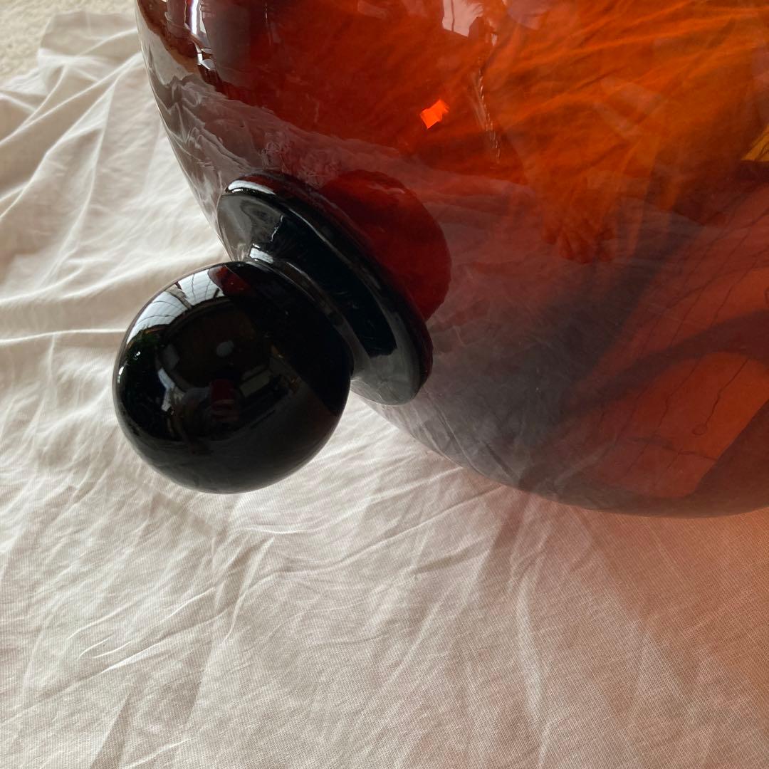 古道具　大きなガラス瓶