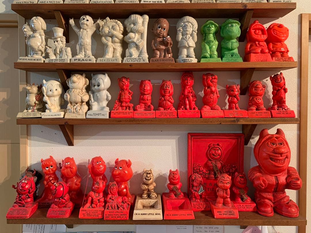 デビル2 レア　ビンテージ　1970s USA メッセージドール　ピース　黒人