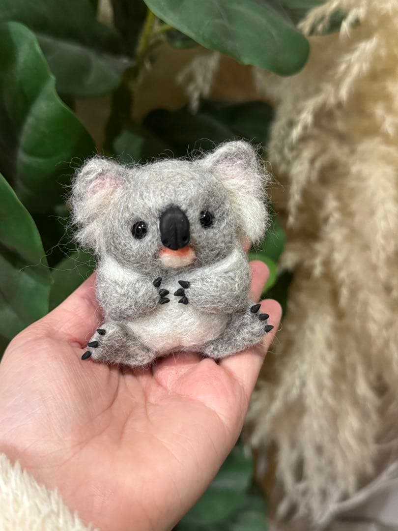 うちの子マスコット　まんまるあにまるず　羊毛フェルト　マスコット　ペット