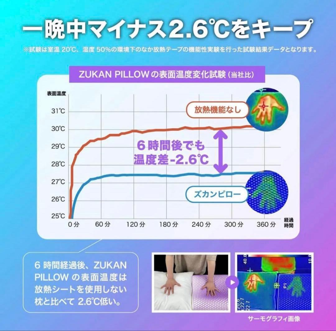 ズカンピロー<ZUKAN PILLOW> フランスベッド　新品未使用品