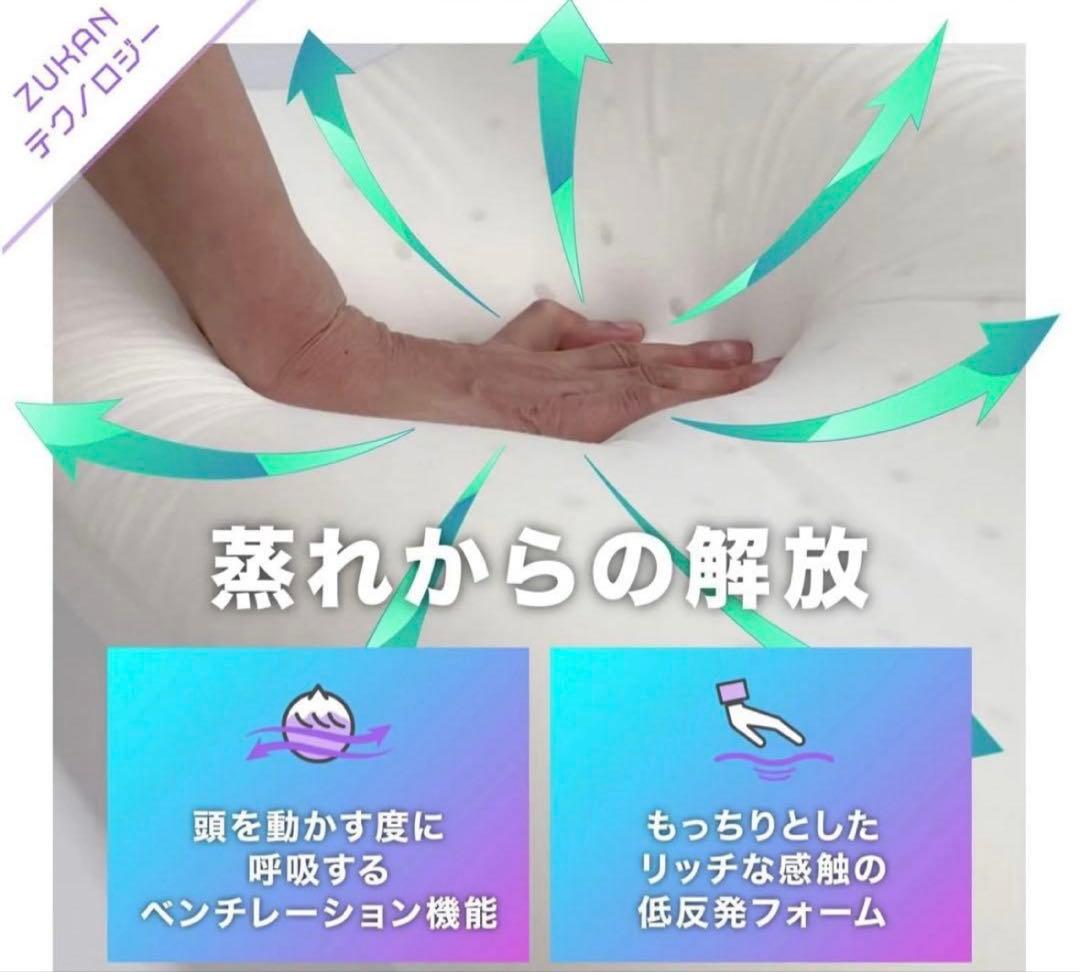 ズカンピロー<ZUKAN PILLOW> フランスベッド　新品未使用品