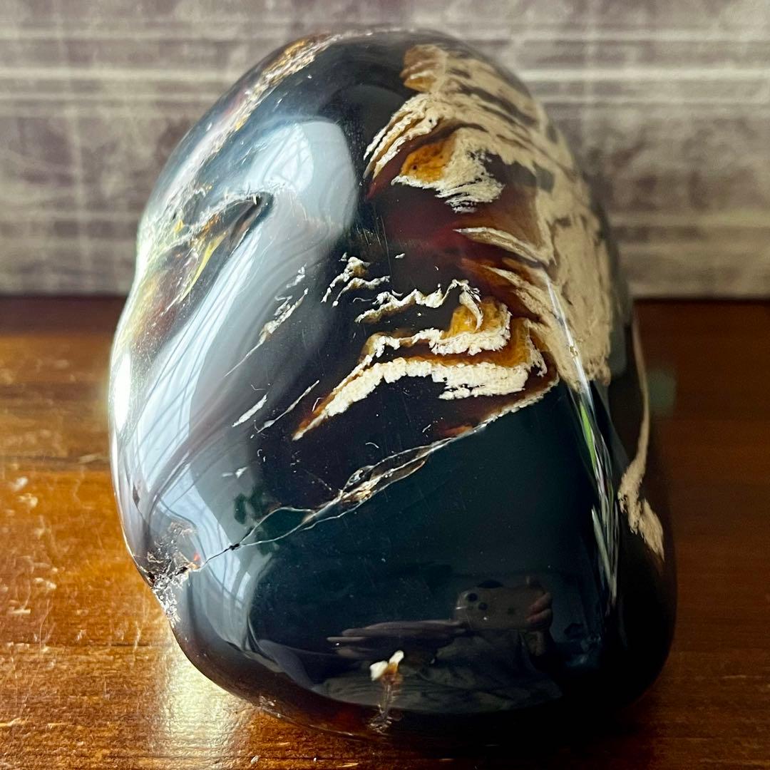 3340ct 琥珀 原石 標本 チェリー ブルー タイガー アンバー 激レア